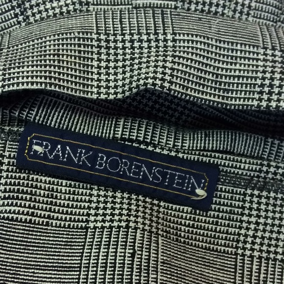 FINAL SALE PRICE Frank Borenstein Plaid Wool Skirt in Size 8 - Picture 6 of 7